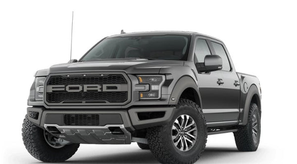 3D MAXpider All-Weather Floor Mats for Ford 2015-20 F150 Raptor Custom Fit Car Floor Liners, Kagu Series (1st & 2nd Row, Black)