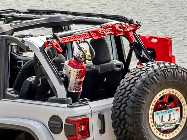 Hi-Lift Jacks TrailTrak Roll Cage Track Mounting System Jeep Wrangler JL